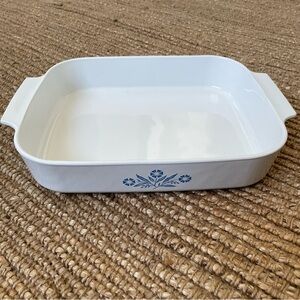 VINTAGE CorningWare Blue Country Cornflower A-21-B-N Baking Dish